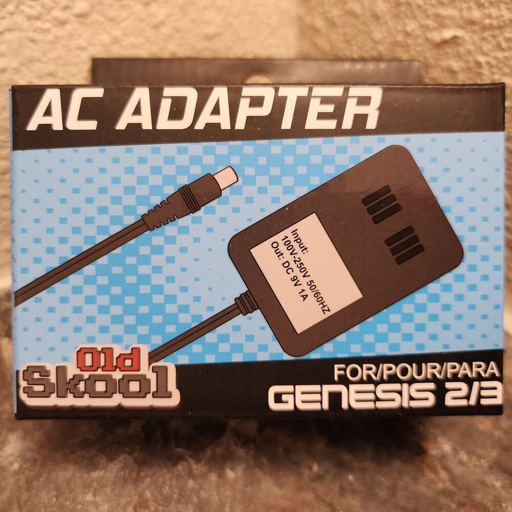 Genesis AC Adapter [Model 2 / 3] - Old Skool - SEGA
